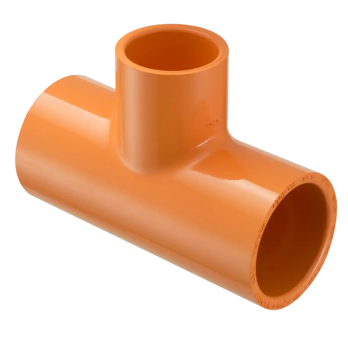 Reduced Tee, Socket, 1-1/2 x 3/4 Size, CPVC