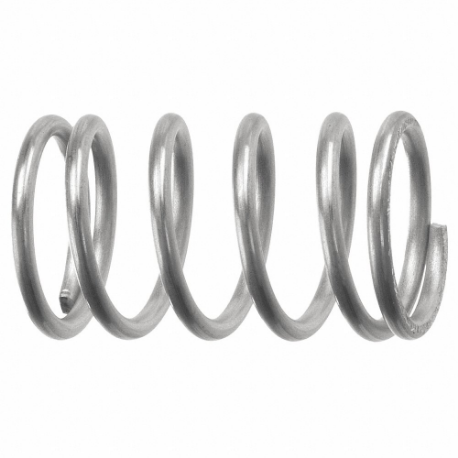 Compression Spring, Stainless Steel, 13/16 Inch Length, 0.047 Inch Wire Dia, 10 PK