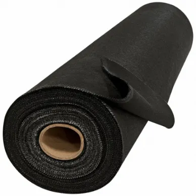 Welding Blanket Roll, Acrylic-Coated Fiberglass, 3 3/8 ft Width, 150 ft Length, Black