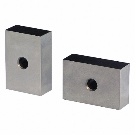 Tri-Block Pair, 1 Inch x 2 Inch x 3 Inch, 1 Holes, 0.0001 Inch per 1 Inch Squareness, 1 PR