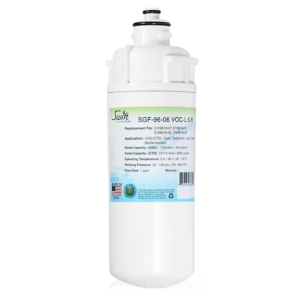 SWIFT GREEN FILTERS SGF-96-06 VOC-L-S-B Replacement water filter for Everpure EV9618-07/01/02/06 | CY8GWU