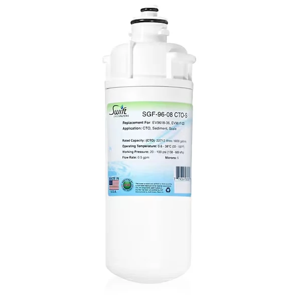 Replacement water filter for Everpure EV9618-36, EV9617-22