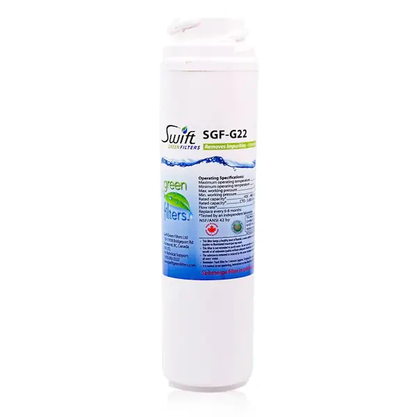 SWIFT GREEN FILTERS SGF-GSWF Compatible Refrigerator Water Filter for GE GSWF Kenmore 46-9914, EFF-6023A | CY8GPN