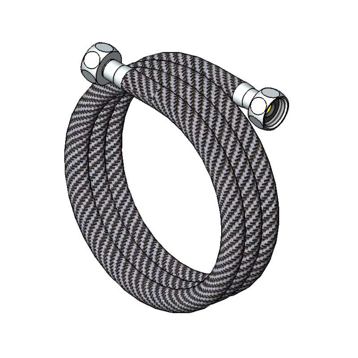 Flex Connector Hose, 60 Inch Long, 1/2 NPSM-F x 1/2 NPSM-F