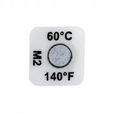 Non Reversible Temp Indicator, Vertical Strip, 1 Point, 140 Deg. F, 60 Deg. C, 210Pk