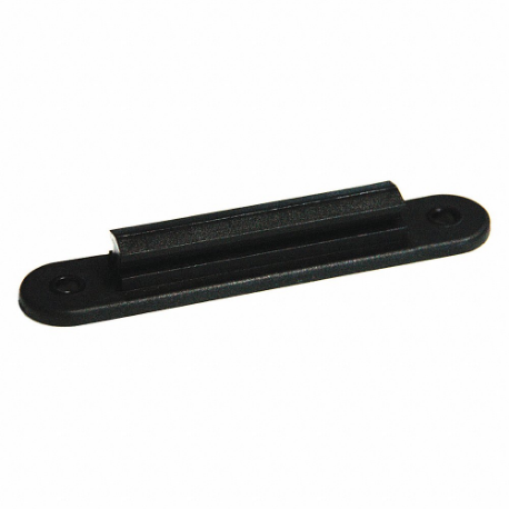 Wall Receiver, Black, Unfinished, 4 Inch Height, 1 1/2 Inch Width