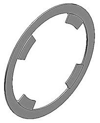 Reducer Washer, Galvanised Steel, 1-1/2 X 3/4 Inch Size