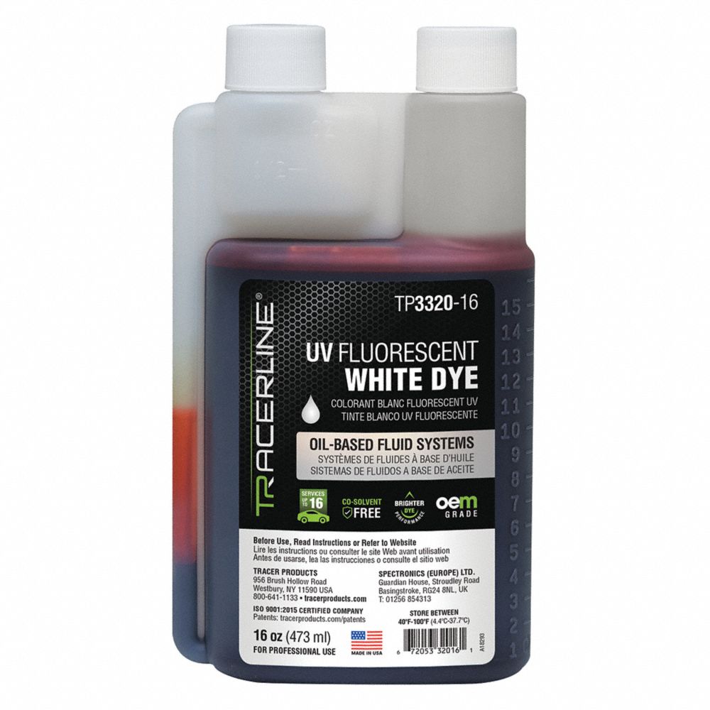 UV Leak Detection Dye, 16 Oz Capacity