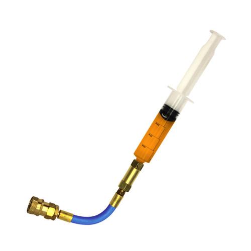 A/C Dye Syringe Injector Kit, With Pressure Check Valve, Hose