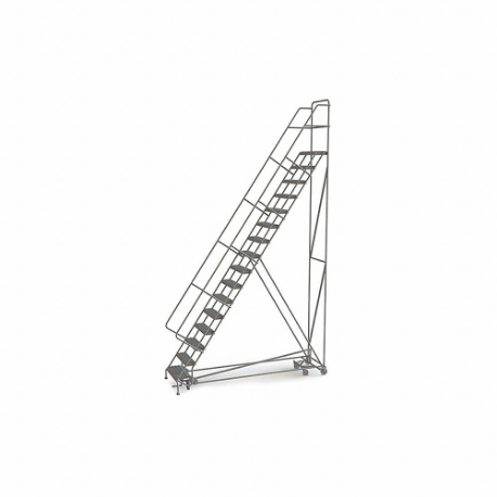 All Direction Ladder, 160 Inch Platform Height, 10 Inch Platform Dp, 24 Inch Width