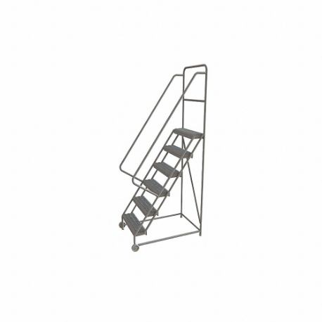 Tilt and Roll Ladder, 60 Inch Size Platform Height, 10 Inch Size Platform Dp