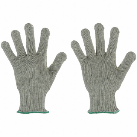 Cut-Resistant Gloves, Xl, Ansi Cut Level A6, Twaron, Green, Xl Glove Size, 12 PK