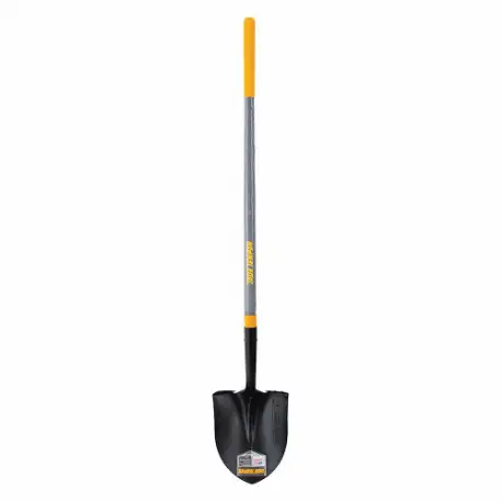 Round Point Shovel, Cushion End Grip