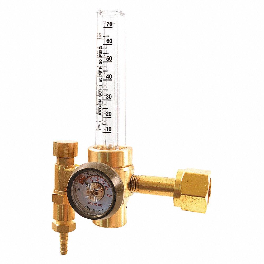Stage Flowmeter Regulator, Cga 320 Inlet, 5/8 Inch Size
