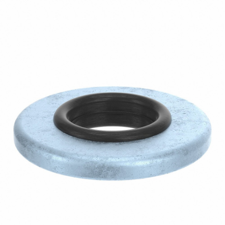 Fastener Seal Zinc Plated Steel with Buna-N Rubber, Screw Size 1 Inch
