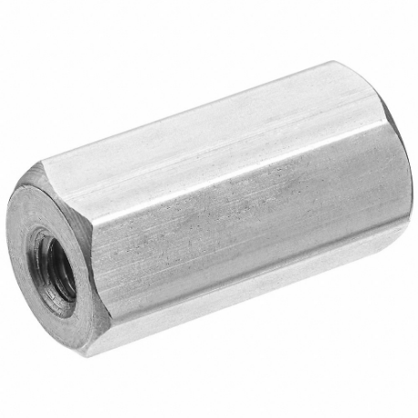 Hex Standoff, M4-0.7 Thread Size, 16 mm Length, Stainless Steel, Plain, 8 mm Hex Width
