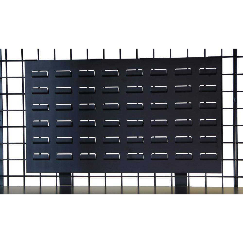Security Truck Louvered Panel, 23.5" X 19", Gray