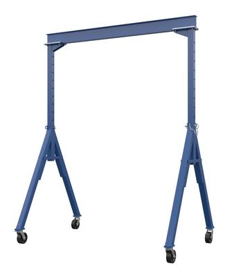 Adjustable Height Steel Gantry Crane, 8000 Lb. Capacity, 10 Feet x 12 Feet