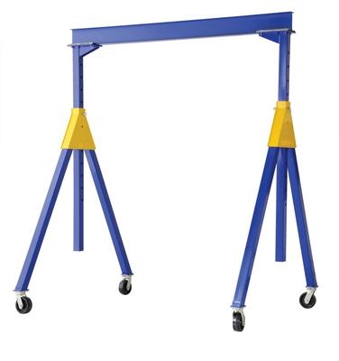 Knock down Adjustable Steel Gantry Crane, 2000 Lb. Capacity, 10 Feet x 14 Feet