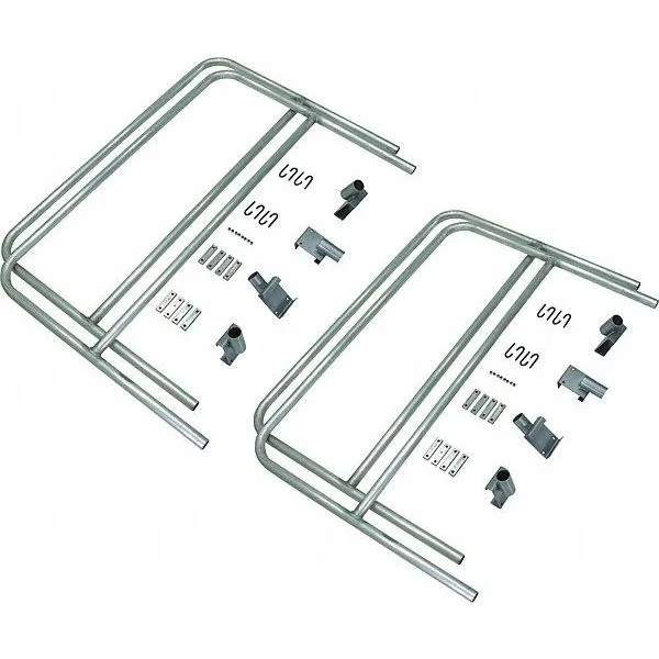 Alum Walk Ramp Rail Retro Fit 12 Ft, PK4