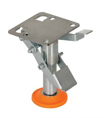 Floor Lock, Steel/Polyurethane, 4-1/2 Inch to 5-1/4 Inch Size