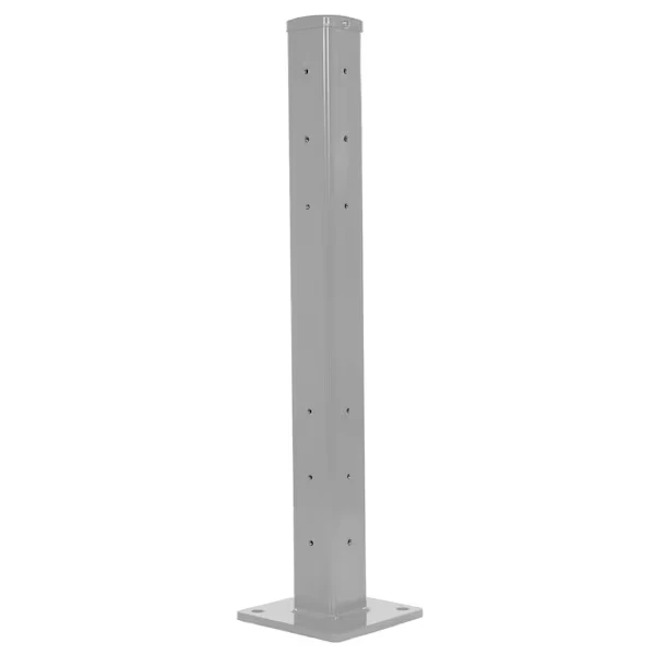 Rigid Tube Post 42 Inch Bolt-On Style Silver Lining
