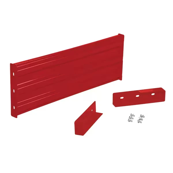 Drop-In Style Guard Rail 3 Ft Red