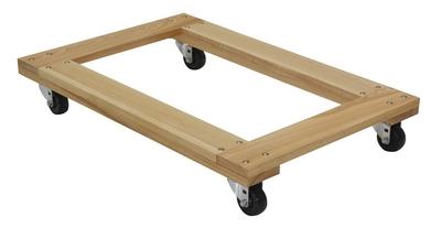 Hardwood Dolly, Open Deck, 900 Lb. Capacity, 24 x 36 Inch Size