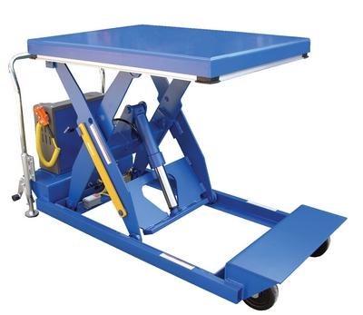 Heavy Duty Portable Scissor Lift Table, 5000 Lb. Capacity, 47 Inch Size, Steel