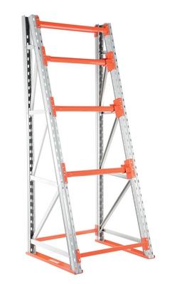 Steel Reel Rack Starter Kit, 6000 Lb. Capacity, White/Orange/Blue
