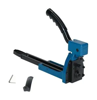 Manual Carton/box Stapler, 5/8 Inch Size, blue/black