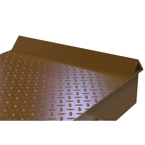 STL WHEEL RISER W/ ROLL OFF GUARD 60X24X8