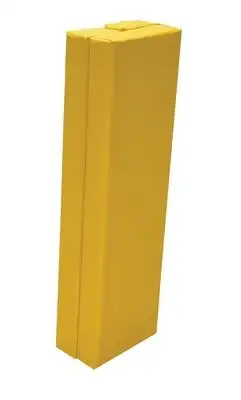 Structural Column Pad, I-Beam, Yellow Vinyl, 3 Feet x 5 Inch Size