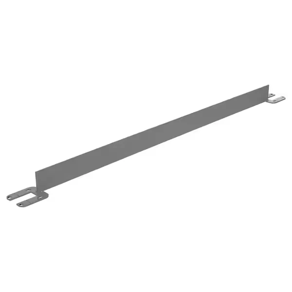 TOEBOARD FOR PIPE SAFETY RAILING 60 INCHES GRAY