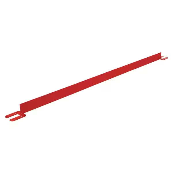 TOEBOARD FOR PIPE SAFETY RAILING 96 INCHES RED