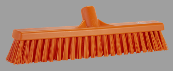 Push Broom, Soft/Stiff, 16.5 Inch Size, Orange