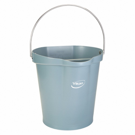 Hygienic Bucket, 3 1/4 gal Capacity, 13 Inch Size Overall Width, 13 Inch Size Overall Ht