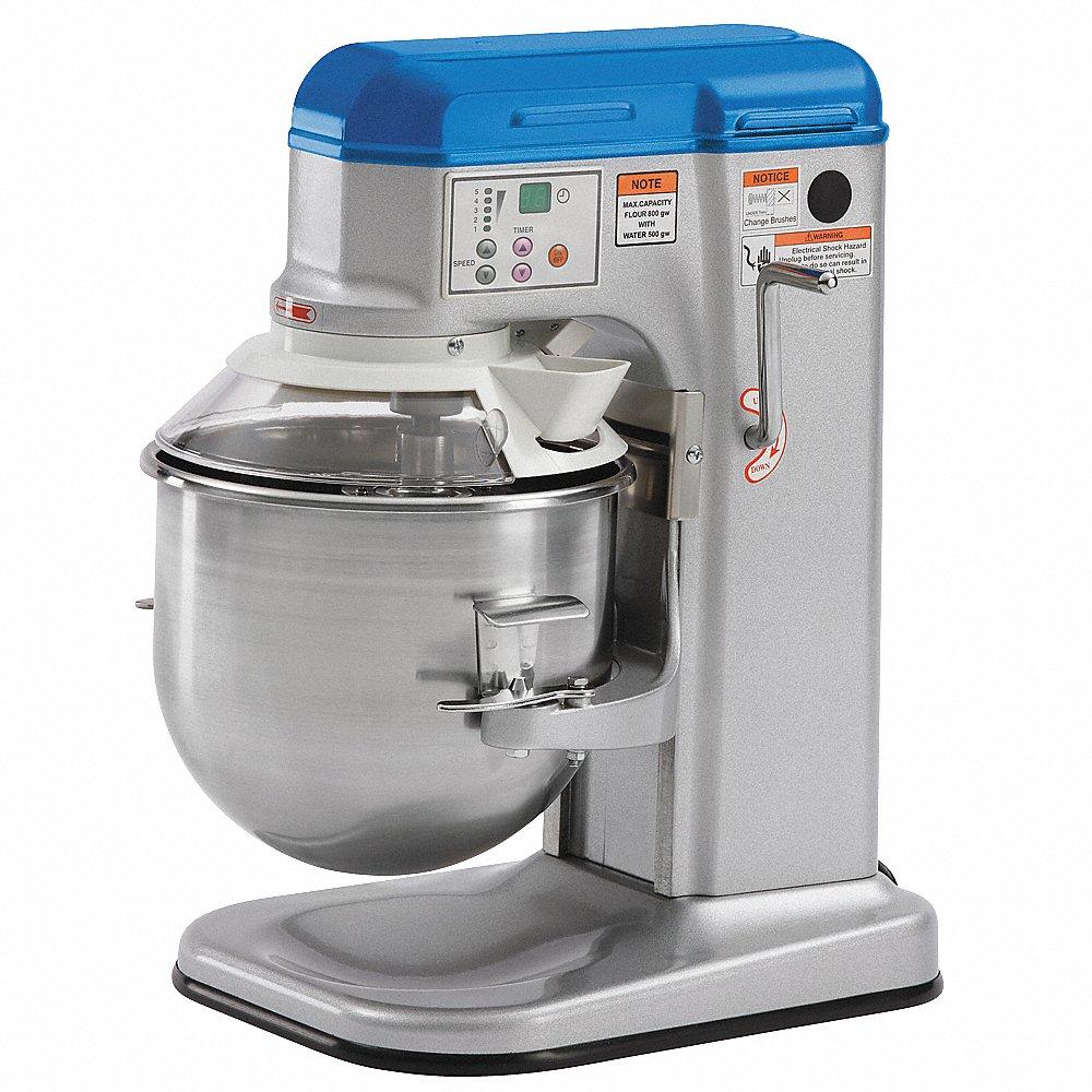 Countertop Food Mixer, 10 qt. Capacity, 22 Inch Overall Height, 18 Inch Overall Width