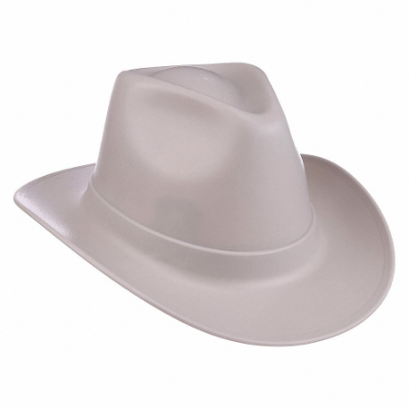 Hard Hat, Western Head Protection, ANSI Classification Type 1, Class E, Gray, No Graphics