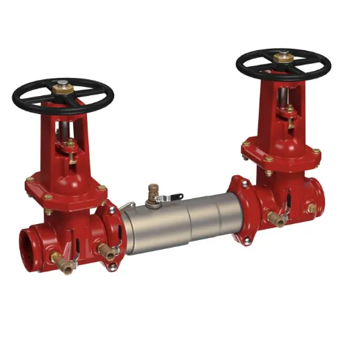 Double Check Valve Assembly, Outside Stem And Yoke Gate Valve, 8 Inch Size