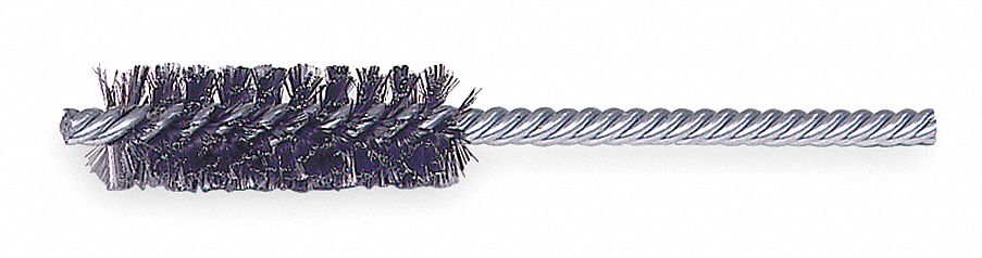 Power Double Spiral Brush, Double Shank, 2 Inch Brush, 5 Inch Length