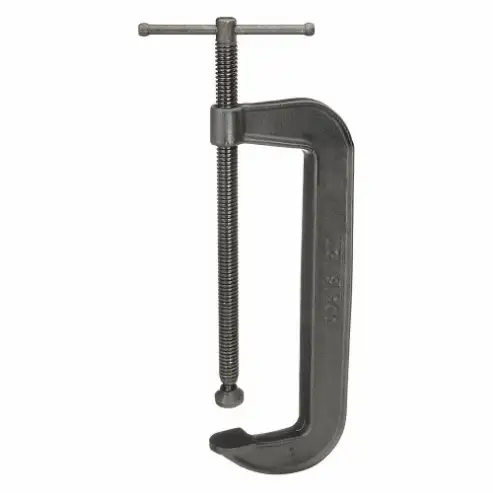 C-clamp 12 Inch 3-5/8 Inch Deep Black