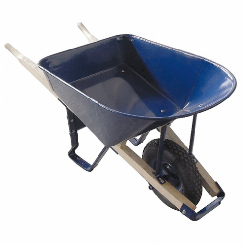 Wheelbarrow Steel 6 Cubic Feet Pneumatic