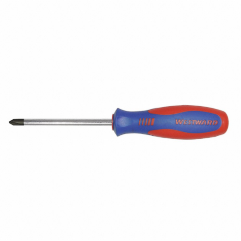 General Purpose Phillips Screwdriver, #2 Tip, Phillips, Ergonomic, 8 1/2 Inch Length