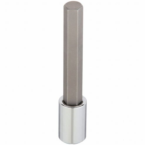 Socket Bit, 1/2 Inch Drive Size, Hex Tip, 5/8 Inch Tip Size, 5 11/32 Inch Length, Sae