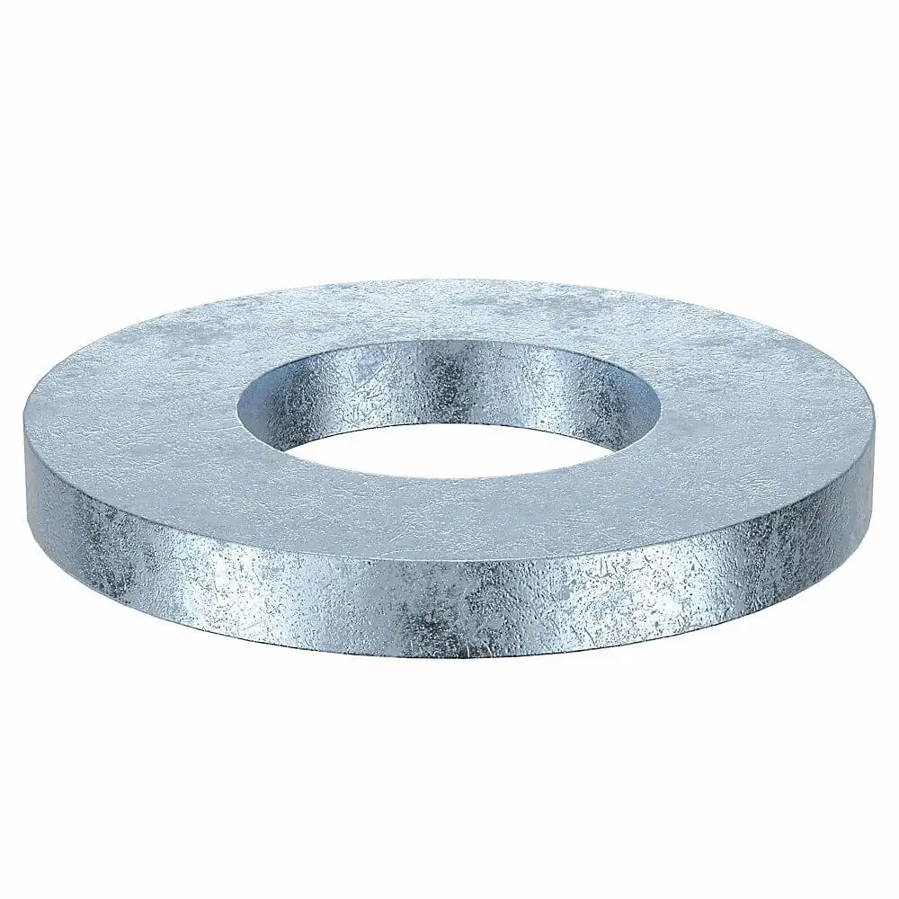 Rivet Washer Zinc Round, 1/4 X 1/2 Thread Size, 100Pk