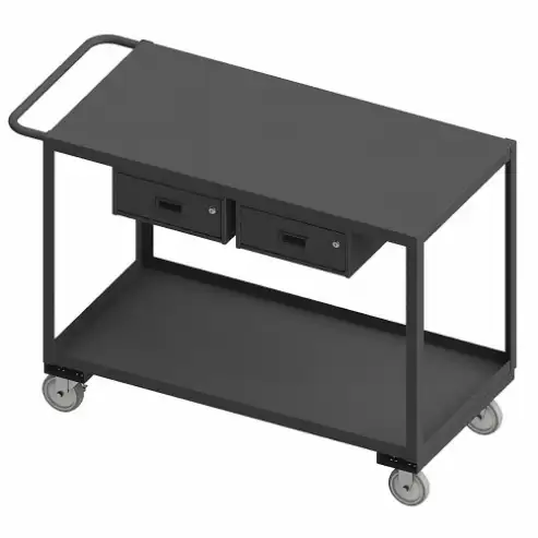 General Purpose Steel Mobile Workstation, 1200 lb Load Capacity, 48 Inch x 24 Inch Size