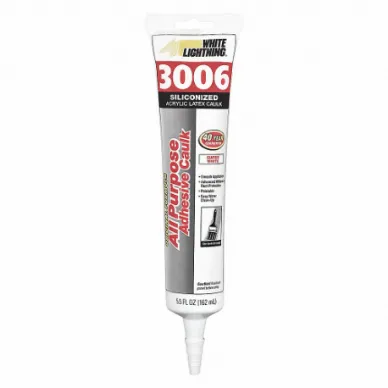 Hybrid Caulk, 3006, White, 6 oz Container Size, Cartridge