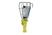 Rubber Hand Lamp with 300W, Open End Guard, Receptacle, 15.24m 16/3 SOOW