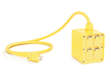 GFCI Multiple Outlet Box, 0.305m, 12/3 SOOW Cord